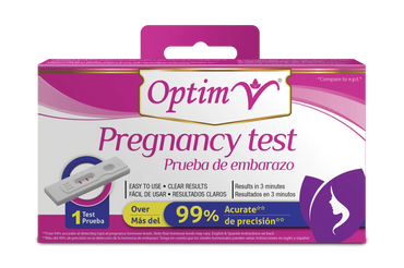 optimv 1 prueba de embarazo